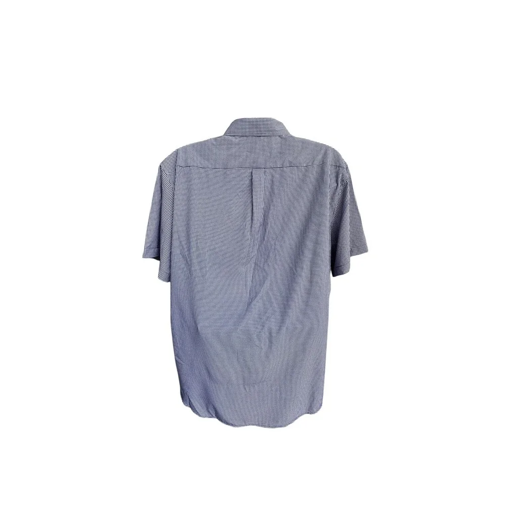 Christian Aujard Fitted Shirt 4-Way Stretch Wrinkle‎ Resistant Blue Size XL - Picture 4 of 15